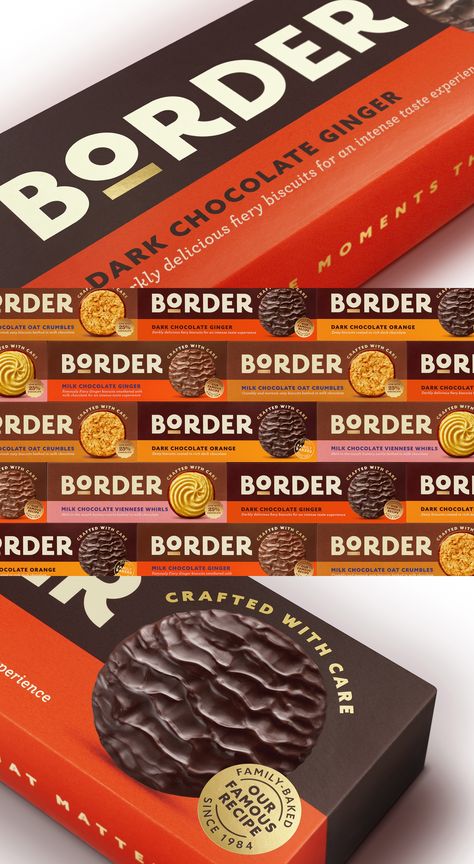 B&B Studio - B&B Studio Rebrands Border, Bringing Accessible Premium Design to the Biscuit Category – B&B studio has partnered with Border Biscuits on a major rebrand of its identity and packaging design following a significant repositioning exercise. – #biscuitpackaging #packagingdesign #worldpackaging #worldpackagingdesign Biscuit Package Design, Premium Packaging Design Inspiration, Premium Biscuit Packaging, Biscuit Branding, Biscuits Packaging Design, Biscuit Packaging Design, Covered Range, Classic Biscuits, Cookies Package