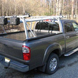 Ultimate Fly Fishing Rod Transporter finished product | Toyota Tundra Forums Fishing Pole Storage, Diy Fishing Rod, Fishing Rod Storage, Fishing Rod Rack, Pickup Trucks Bed, Rod Holders, Rod Rack, Short Bed, Fly Fishing Gear