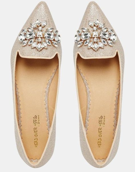 Jeweled Flats, Pointed Flats Shoes, Fancy Flats, Embellished Flats, Lou Lou, Head Over Heels, Diy Shoes, Shoe Lover, Latest Clothes