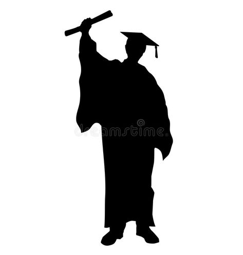 Student Silhouette, Graduate Silhouette, Graduation Silhouette, Student Illustration, Graduation Clip Art, Frozen Images, Graduation Images, Graduation Cards Handmade, Graduate College