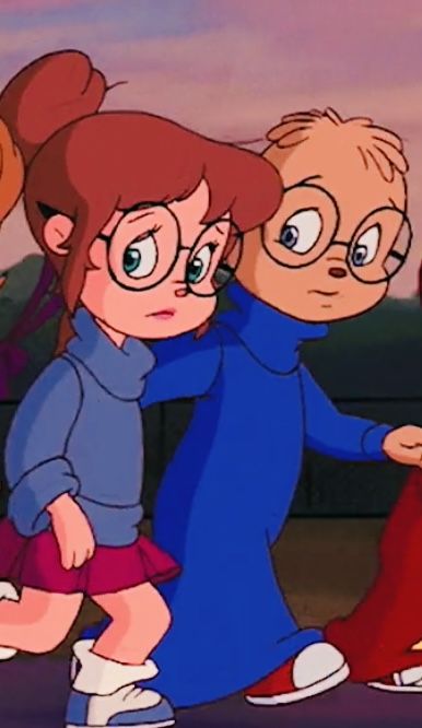 Janette Alvin And The Chipmunks, Simon And Jeanette Matching Pfp, Simon And Jeanette Costume, 80s Chipettes, Simon X Jeanette, Jeanette And Simon, Simon And Jeanette, Caleb Core, The Chipettes