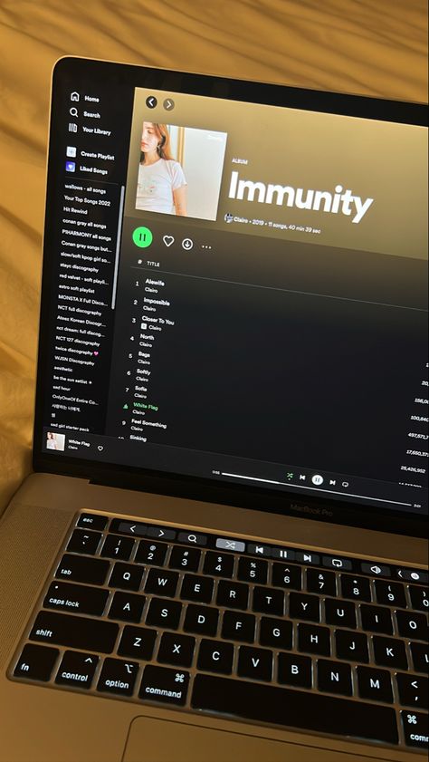 Immunity Clairo Aesthetic, Immunity Aesthetic, Clairo Spotify, Immunity Clairo, Spotify Music Aesthetic, Clairo Immunity, Clairo Aesthetic, Ria Core, Lust For Life