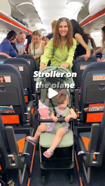 Sofia Kalimeridou | TRAVEL FAMILY on Instagram: "SAVE this for your next flight with a baby! ✈️

Did you know that you can take your stroller on board? 🤩

We took our @abc_designuk on the plane because it’s cabin approved! 👌🏼

Rolling our stroller on and off the plane makes our flight so much easier because we use it to carry our baby and our bags! 

Comment “LINK” to get the link to our Ping 2 and the matching carry on backpack👇🏼
.
.
.
.
.
#babytips #traveltips #traveltheworld #frequentflyer" Baby On Plane, Carry On Backpack, Travel Stroller, On The Plane, Best Flights, Travel Family, Our Baby, Baby Hacks, Traveling With Baby