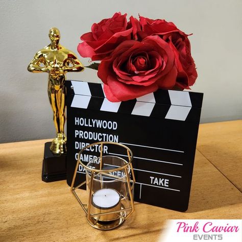 Red Carpet Party Centerpieces Table Decorations, Red Carpet Theme Party Table Decorations, Hollywood Theme Corporate Event, Oscar Table Decorations, Hollywood Party Table Decor, Hollywood Theme Table Decorations, Hollywood Prom Centerpieces, Movie Theme Table Decorations, Red Carpet Table Decor