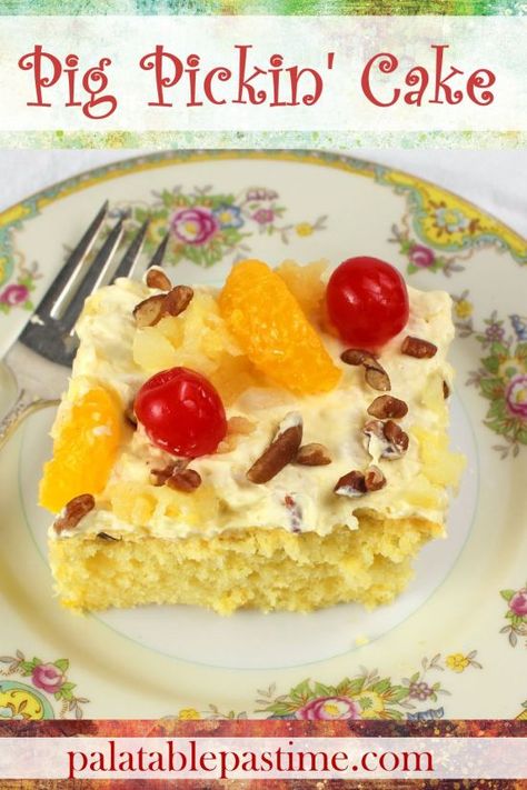 Pig Pickin' Cake (Mandarin Orange Pineapple Cake) Sheet Pan Cake, Pineapple Poke Cake, Orange Pineapple Cake, Mandarine Recipes, Pig Pickin, Cream Cheese Bundt Cake, Salty Desserts, Cranberry Cake, Pumpkin Bundt Cake