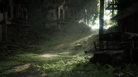 ArtStation - Post Apocalyptic Forest, Jayson Kassis Post Apocalyptic Nature, Post Apocalyptic Forest, Apocalyptic Forest, Apocalypse Photography, Apocalypse Items, Apocalypse Landscape, Post Apocalyptic City, Apocalypse World, Apocalypse Aesthetic