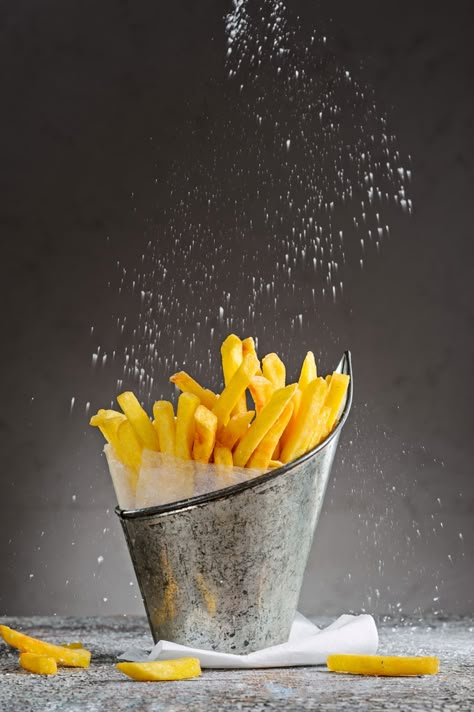 Crispy Sweet Potato Fries (Using an Air-Frier) | Nutrition Refined Fries Photography, Potatoes Fries, Crispy Sweet Potato Fries, Crispy Fries, Crispy Sweet Potato, Food Photoshoot, Crispy Fry, Burger Bar, Potato Fries