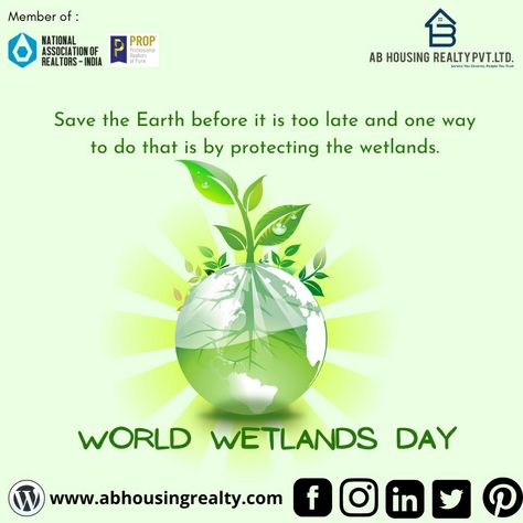 World Wetlands Day, World Earth Day, Save The Earth, Microbiology, Save Earth, Earth Day, Too Late, Drinking Water, The Earth