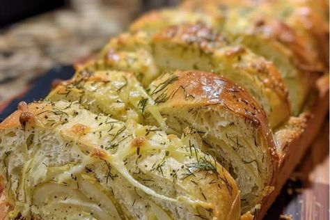 Dill Pickle Bread - recipestasteful Dill Pickle Bread, Stanley Tucci Recipes, Pickle Bread, Tucci Recipes, Dill Bread, Oreo Muffins, Pickle Seasoning, Chocolate Peanut Butter Pie, Stanley Tucci