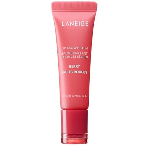 LANEIGE Lip Glowy Balm Hydrate, Glossy, Lightweight, Moisturize & Tint with Shea Butter Laneige Lip Glowy Balm, Lip Glowy Balm, Laneige Lip, Lip Wrinkles, Best Lip Balm, Wishlist Ideas, Laneige Lip Sleeping Mask, Berry Fruit, My Daily Life