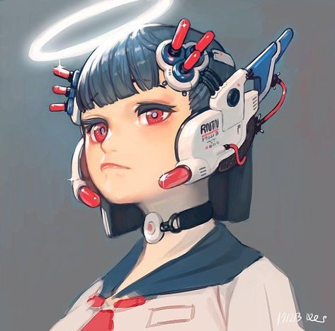 귀여운 음식 그림, Arte Robot, Cyberpunk Aesthetic, Model Sheet, Arte Cyberpunk, Cyberpunk Character, 캐릭터 드로잉, Robot Concept Art, Cyberpunk Art