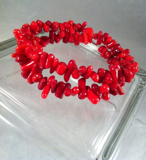 https://www.etsy.com/listing/130736855/unique-bracelet-red-dyed-bamboo-coral?ref=pr_shop Red Bamboo, Bamboo Coral, Bible Quotes Images, Coral Jewelry, Unique Bracelets, Coral Beads, Diy Beads, Raspberry, Coral