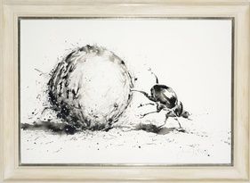 Dung Beetle Art, Dung Beetle Drawing, Dung Beetle Illustration, Lizards Tattoo, Julia Cassels, Beetle Drawing, Beetle Illustration, Africa Tattoos, Dung Beetle