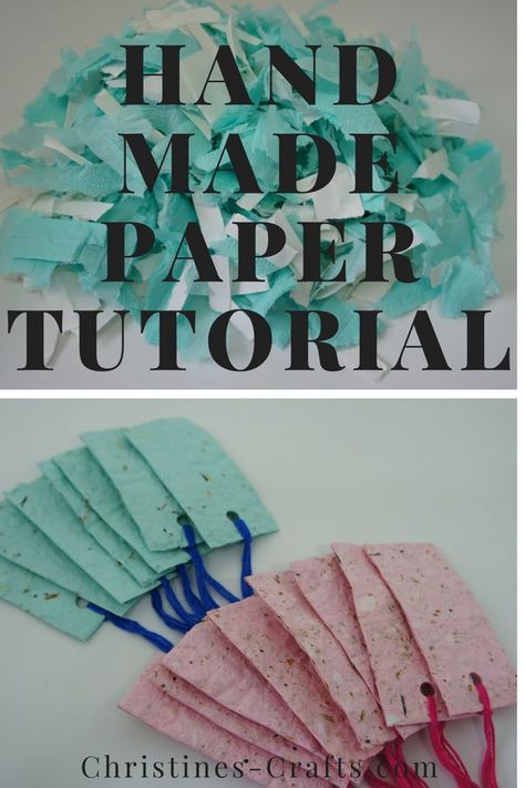 Full tutorial to help you make your own paper either incorporating seeds or not. Great for many uses including cards, tags and wedding favours. #craft #hand made #paper #tutorial Handmade Paper Tutorial, Paper Recycling, Make Your Own Paper, Diy Crafts For Adults, Paper Crafts Card, Handmade Gift Tags, Paper Making, Seed Paper, Paper Crafts Origami