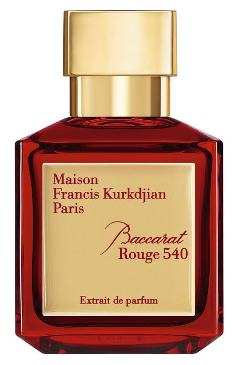 Maison Francis Kurkdjian Paris Baccarat Rouge 540 Extrait de Parfum | Nordstrom Perfume For Women Top 10, Maison Francis Kurkdjian Baccarat, Baccarat Rouge 540, Expensive Perfume, Fragrances Perfume Woman, Parfums De Marly, Expensive Gifts, Niche Perfume, Perfume Scents