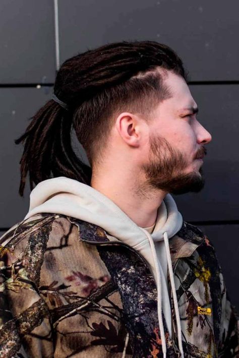 Dreadlock Mohawk, Dreads With Undercut, Viking Haircut, Very Short Hair Men, Rasta Hair, Long Curly Hair Men, Dread Hairstyles For Men, Trendy Mens Hairstyles, Man Bun Hairstyles