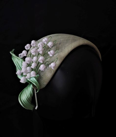 Hair Circlet, Silk Flower Crown, Mint Tone, Daisy Headband, Flower Headdress, Wedding Hair Wreath, Lily Of The Valley Flowers, Flower Artists, Into Fashion