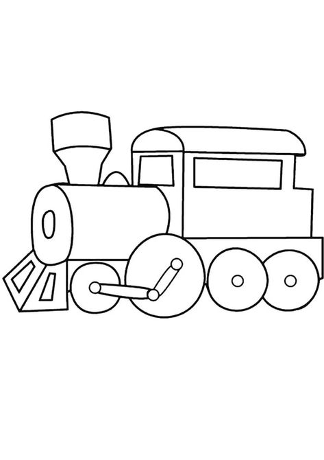 Tv Coloring Pages, Train Template, Train Coloring Pages, Train Drawing, Puppy Coloring Pages, Valentines Day Coloring Page, Rainbow Canvas, Leaf Drawing, Baby Clip Art