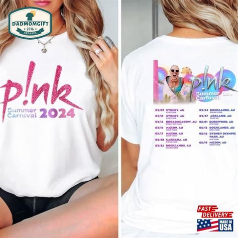 P!Nk Music Festival 2024 Tour Shirt Pink Classic Unisex Check more at https://dadmomgift.com/product/p-nk-music-festival-2024-tour-shirt-pink-classic-unisex/ Summer Carnival, Pink Singer, New Animal Crossing, Pink Tshirt, Tour Shirt, Tour T Shirts, Music Festival, Unisex Sweatshirt, Sydney