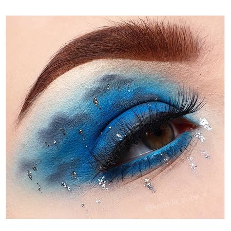 Rain Cloud Makeup, Midnight Rain Makeup, Rain Makeup, Cloud Makeup, Glitter Brows, Eras Outfit, Its Raining, Plouise Makeup, Midnight Rain