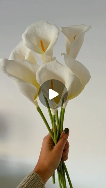 How To Make Lily Flowers, Crepe Paper Calla Lily, Diy Big Flowers, Diy Calla Lily, Crepe Paper Lily, Paper Lilies, Paper Lily, Orange Tissue Paper, Flowers Australia