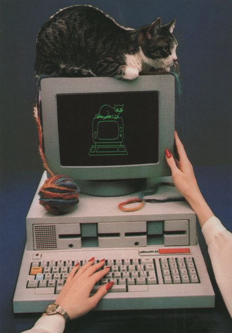 Daniel Quat, from Creative Black Book: Photography (1985) Old Computer, New Retro Wave, Vaporwave Aesthetic, Old Computers, Objet Design, Retro Waves, Black Books, Funny Cat Memes, Retro Futurism