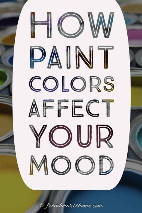 Room Color Psychology:  How Paint Color Affects Your Mood | Painting Ideas For Walls Wall Color Meaning, Colors That Make You Happy, Cheerful Interior Paint Colors, Indoor Painting Ideas, Stairway Paint Ideas Wall Colors, Mood Painting Ideas, Choosing Paint Colors For Walls, Orange Room Color, Living Room Wall Colour Ideas