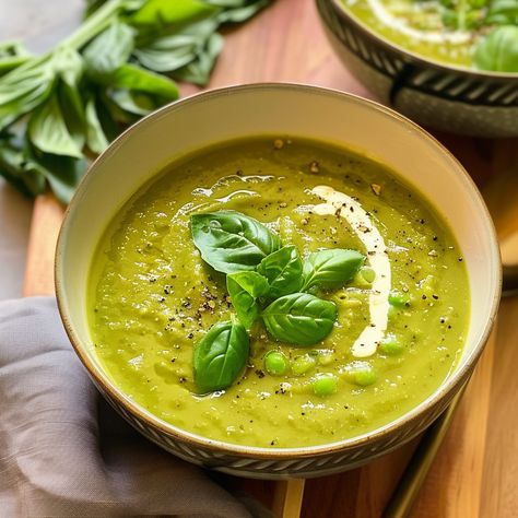 Powerful detoxifying green pea soup. Perfect comfort food. Simple and fast, easy to prepare. Healthy recipe. Peas Soup, Creamy Broccoli Cheddar Soup, Green Pea Soup, Food Simple, Brunch Desserts, Boiled Food, Broccoli Cheddar Soup, Eastern Cuisine, Pea Soup