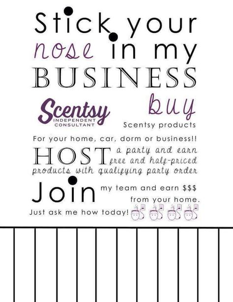 Scentsy Consultant Marketing, Scentsy Sample Ideas, Scentsy Consultant Business, Scentsy Flyers, Scentsy Games, Scentsy Marketing, Selling Scentsy, Scentsy Consultant Ideas, Scented Wax Warmer