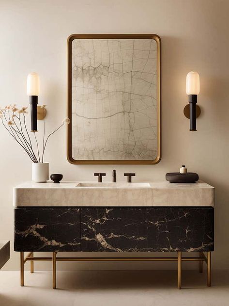 Poughkeepsie Residence by Objective Object Studio | 1stDibs Celebrity Bathrooms, Bathroom Remodel Inspiration, Fall Home Decor Ideas, Wellness Room, Dining Room Contemporary, Remodel Inspiration, Stunning Bathrooms, Contemporary Dining Room, Contemporary Bathrooms