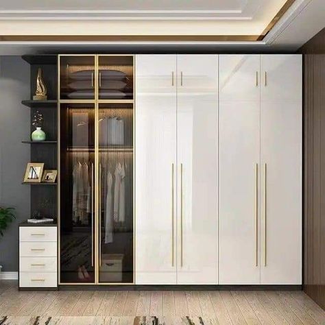 Acrylic Almirah Design, Modern Cupboard Designs For Bedroom, Almari Design Room, Room Almirah Designs, Almirah Designs Bedrooms, Wardrobe Shutter Design, Shoes Boxes, Modern Bedroom Wardrobe, Wardrobe Laminate Design