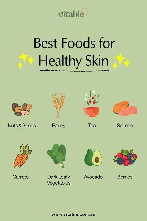 Feed your skin from the inside out with these 8 superfoods 💥 Each containing different vitamins and minerals to improve collagen, boost antioxidants and boost your omega-3 fats! Health Benefits Of Collagen, Foods For Healthy Skin, Collagen Benefits, For Healthy Skin, Healthy Smoothie, Health Goals, Omega 3, Vitamins And Minerals, Healthy Tips