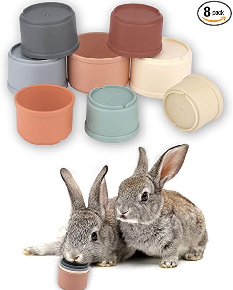 Bunny Chew Toys, Bunny Cups, Stacking Cups, Bunny Christmas, Bunny Room, Wendy House, Stacking Toys, Rabbit Toys, Water Toys