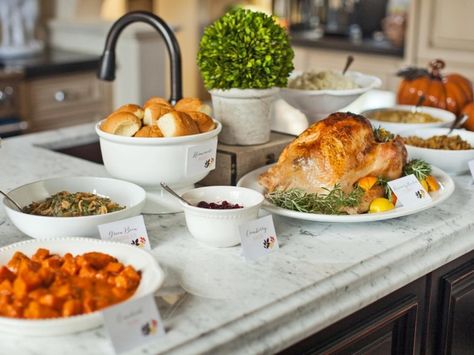 7 tips for hosting thanksgiving dinner on granite countertops.  http://www.archcitygranite.com/7-tips-for-hosting-thanksgiving-dinner-on-granite-countertops/  #ArchCity #thanksgiving #granitecountertops Thanksgiving Buffet Setup, Thanksgiving Buffet Setup Ideas, Thanksgiving Dining Table, Thanksgiving Buffet, Thanksgiving Tips, Turkey Stuffing Recipes, Thanksgiving Dining, Buffet Set Up, Hosting Thanksgiving Dinner