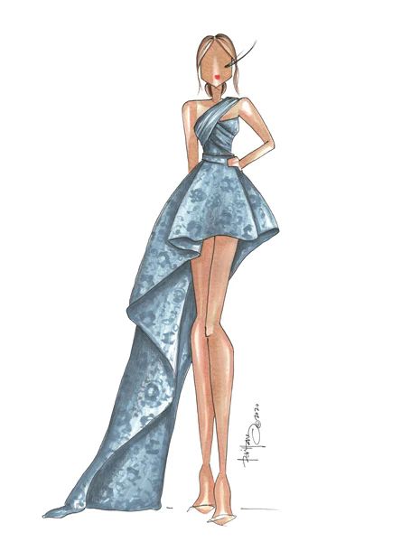 Fashion Illustration Poses, Fashion Figure Drawing, Soft Dramatic, Fashion Design Sketch, Gorgeous Prom Dresses, Dress Design Drawing, Fashion Illustration Sketches Dresses, Fashion Drawing Dresses, Sketches Dresses