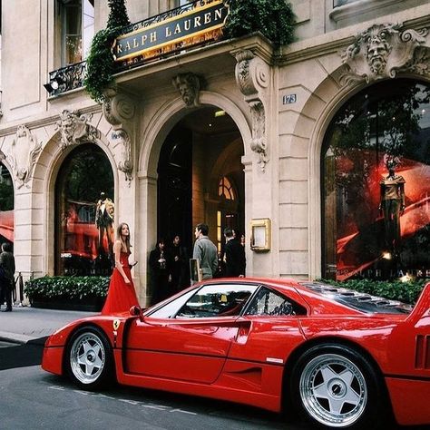 esthetic • Instagram Ferrari Car Aesthetic, St Germain Paris, Car Lifestyle, Aesthetic Cool, New Ferrari, Pimped Out Cars, Car Aesthetic, Car Cleaning Hacks, Ferrari F40