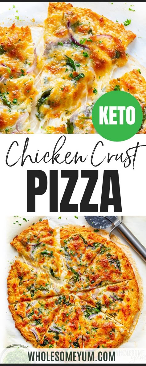 Ground Chicken Pizza Crust Keto, Keto Bbq Chicken Crust Pizza, Can Chicken Pizza Crust Keto, Keto Chicken Pizza Crust With Canned Chicken, Canned Chicken Crust Pizza Keto, Chicken Crust Pizza, Low Carb Chicken Recipes, Low Carb Pizza, Low Sugar Recipes