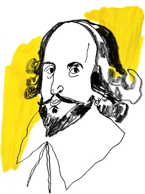 Shakespeare Portrait, Existential Questions, Grant Wood American Gothic, Portrait Styles, Text To Text, Sketch Books, New York Times Magazine, Les Miserables, Portrait Gallery