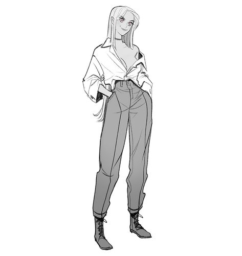 Girl Boss Outfit, Suit Drawing, Noir Detective, Female Detective, Grunge Art, Character Poses, Character Creation, Freelance Illustrator, Drawing Reference Poses