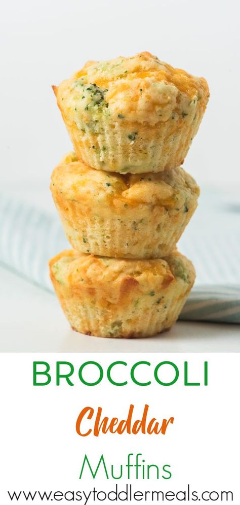 Broccoli Muffins, Make Ahead Lunch, Cheddar Muffins, Sweet Muffins, Diet Lunch, Easy Toddler Meals, Snack Lunch, Savory Muffins, Sweet Muffin