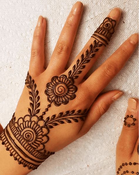 Germany Mehndi Design Images Pictures (Ideas) |  couple tattoo ideas skulls Henna Finger Designs, Finger Designs, Couple Tattoo Ideas, Palm Henna, Henna Inspired Tattoos, Tato Henna, Henna Hand, Henna Tattoo Designs Hand, Simple Henna Tattoo