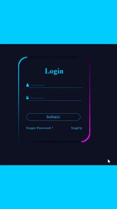 Login page through HTML and CSS Web Design Html Css, Html Css Javascript Project Ideas, Html Code Web Design Ideas, Html Css Design Ideas, Html Css Code Web Design, Css Codes Web Design, Html And Css Website Design, Html Project Ideas, Html And Css Projects