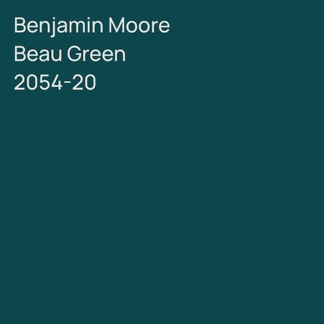 Benjamin Moore satured teal - Beau Green 2054-20 Benjamin Moore Beau Green, Beau Green Benjamin Moore, Benjamin Moore Green, Timeless Dining Room, Choosing Paint Colours, New Paint Colors, Choosing Paint, The Undertones, Las Vegas Homes