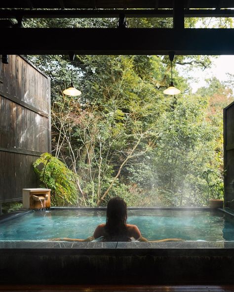 Japanese Bath House, Hakone Japan, Onsen Ryokan, Onsen Japan, Japanese Bath, Hakone, Forest House, Stone House, Bath House