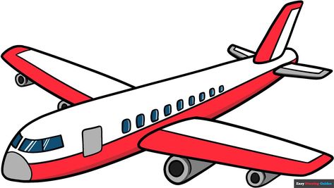 Learn How to Draw a Cartoon Airplane: Easy Step-by-Step Drawing Tutorial for Kids and Beginners. See the full tutorial at https://easydrawingguides.com/how-to-draw-a-cartoon-airplane/ . Aeroplane Drawing For Kids, Aeroplane Cartoon, Airplane Drawing For Kids, Plane Drawing Simple, Airplane Drawing Easy, Aeroplane Clipart, Aeroplane Drawing, Plane Cartoon, Plane Clipart