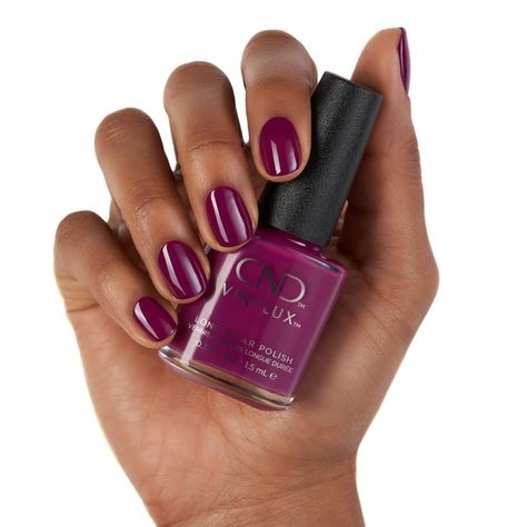 Gel Polish Colour, Vinylux Nail Polish, Cnd Shellac Colors, Cnd Nail Polish, Long Wear Nail Polish, Shellac Colors, Regular Nail Polish, Nail Salon And Spa, Cnd Nails