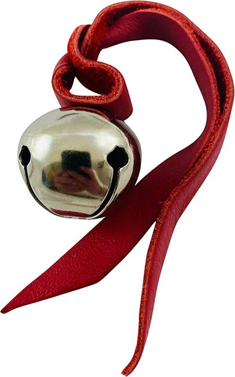 Amazon.com: Westmon Works Believe Ornament Metal Sleigh Bell on Leather Cord Christmas Tree Decoration with Gift Bag : Home & Kitchen Bell Reference, Sleigh Bell, Christmas Tree Decoration, Reference Photos, Tree Decoration, Leather Cord, Tree Decorations, Christmas Tree Decorations, Home Kitchen