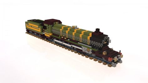 Minecraft Steam Train, Minecraft Train, Minecraft Creator, Minecraft Steampunk, Minecraft Inspiration, Minecraft City, Minecraft Map, Lego Builder, Minecraft Decorations