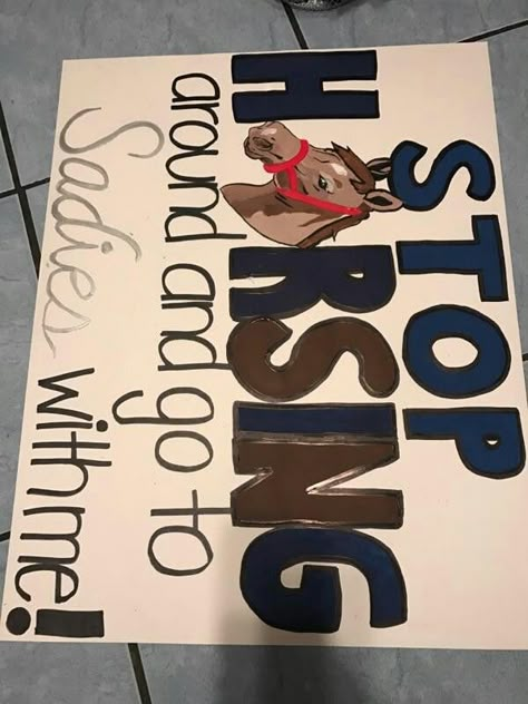 Cowboy Homecoming Proposal, Cowgirl Hoco Proposal, Cowboy Sadies Proposals, Rodeo Homecoming Proposal Ideas, Horse Promposal Ideas, Cowboy Dance Proposal, Cowboy Hoco Proposal, Horse Hoco Proposals, Country Sadies Proposal