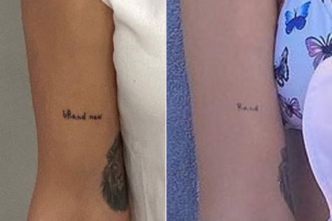 Lala Kent Changes Her 'Rand' Tattoo to 'bRand New' After Randall Emmett Breakup Breakup Tattoo, Kent Tattoo, Brand New Tattoos, Lala Kent, I Need God, Vanderpump Rules, New Tattoo, Film Producer, New Version